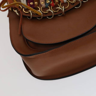 Chloe Multicolor Fringe Hudson Bag Leather