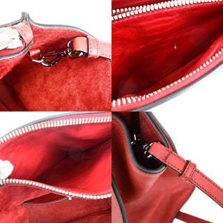 Prada Tassel Twin Pocket Tote City Calf