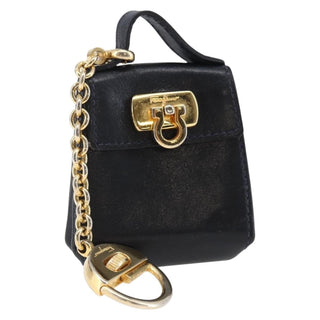 Salvatore Ferragamo Gancini Charm Convertible Shoulder Bag Leather