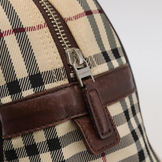 Burberry Nova Check Bowling Bag Canvas