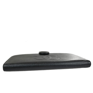 Chanel CC Bifold Wallet Quilted Caviar