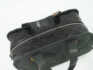 Chanel In the Mix Timeless Bowler Bag Iridescent Calfskin and Quilted Glazed Calfskin