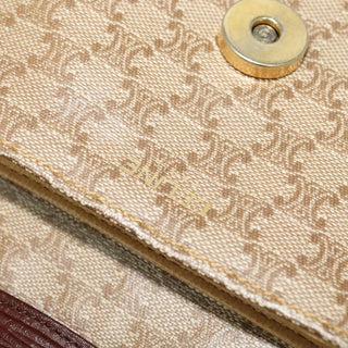 Celine Macadam Shoulder Bag PVC Leather