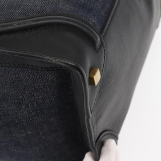 Celine Luggage Bag Denim and leather