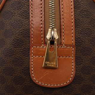 Celine Vintage Boston Bag Macadam Coated Canvas