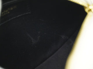 Saint Laurent Vinyle Round Camera Bag Matelasse Chevron Leather