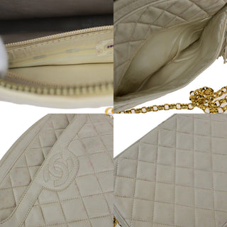 Chanel Vintage Camera Tassel Bag Chevron Lambskin
