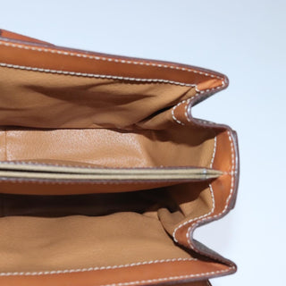 Celine Vintage Convertible Top Handle Bag Macadam Coated Canvas