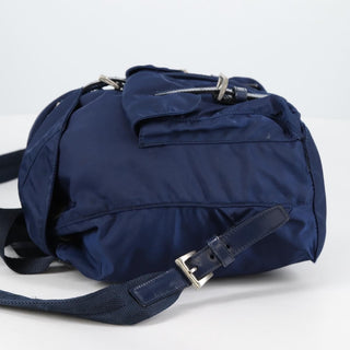 Prada Double Front Pocket Backpack Tessuto
