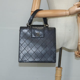 Chanel Vintage CC Turnlock Satchel Leather