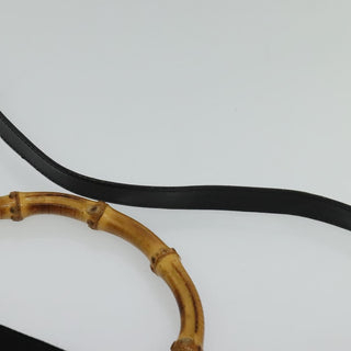 Gucci Vintage Bamboo Shoulder Bag Nylon