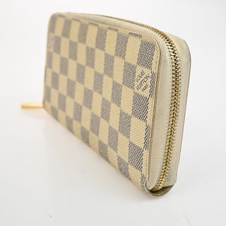 Louis Vuitton Zippy Wallet NM Damier Azur
