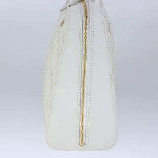 Chanel Surpique Zip Around Satchel Quilted Leather