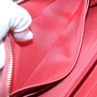 Chanel Filigree Zip Around Wallet Quilted Caviar