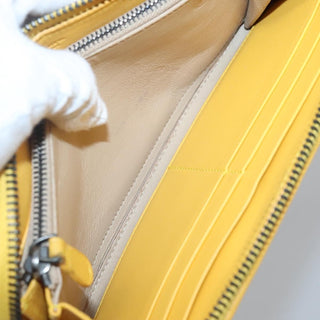 Bottega Veneta Intrecciato Long Zip  Wallet Leather