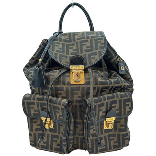 Fendi FENDI BACKPACK DAYPACK ZUCCA Canvas