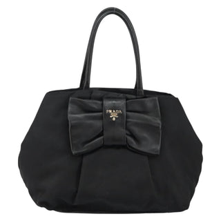 Prada Bow Tote Tessuto with Leather