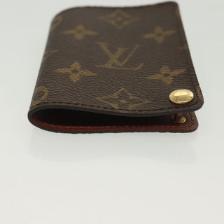 Louis Vuitton Porte Cartes Pression Card Case Monogram Canvas