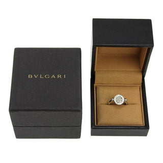 Bvlgari Bvlgari Bvlgari Flip Ring 18K White Gold with Diamonds and Onyx