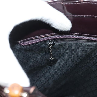 Gucci Vintage Bamboo Handle Tote Nylon