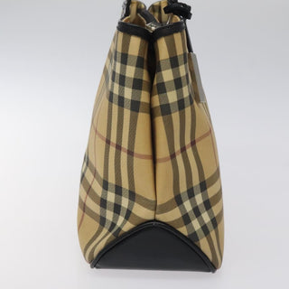 Burberry Nova Check Tote Canvas and Leather