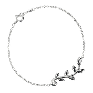 Tiffany & Co. Olive Leaf Chain Bracelet Sterling Silver