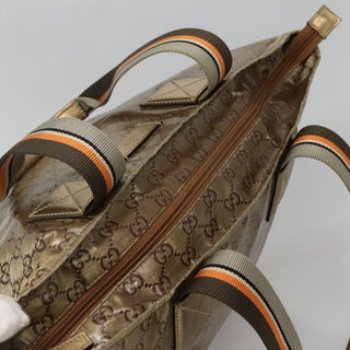 Gucci Web Zip Tote GG Canvas