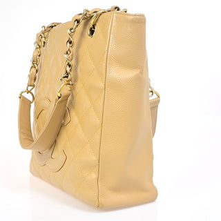 Chanel Petite Shopping Tote Quilted Caviar