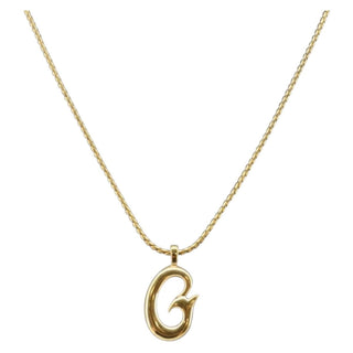 Givenchy Logo G Necklace Metal