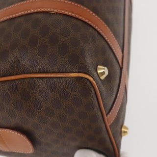 Celine Vintage Boston Bag Macadam Coated Canvas