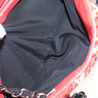 Chanel Just Mademoiselle Bag Woven Stitch Patent