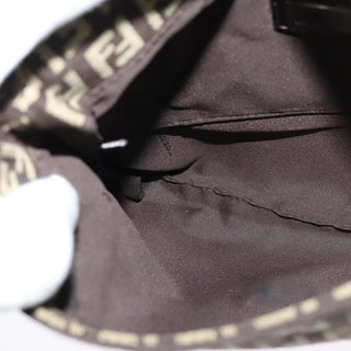 Fendi Mamma Baguette Shoulder Bag Canvas