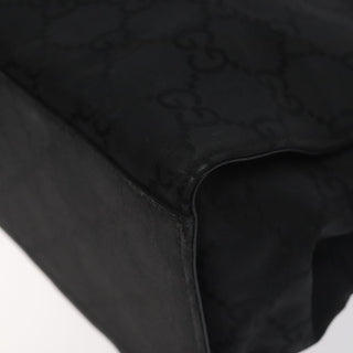 Gucci Vintage Bamboo Handle Tote GG Nylon