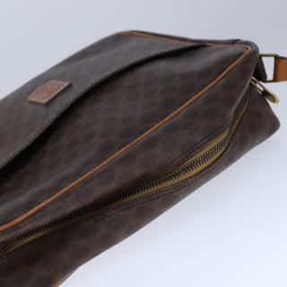 Celine Vintage Macadam Shoulder Bag Leather