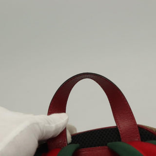 Gucci Doraemon Zip Backpack Printed Mini GG Coated Canvas