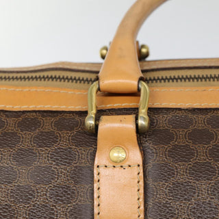 Celine Vintage Boston Bag Macadam Coated Canvas