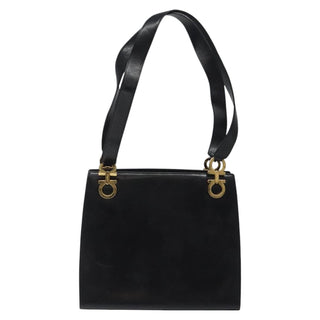 Salvatore Ferragamo Gancini Shoulder Bag Leather