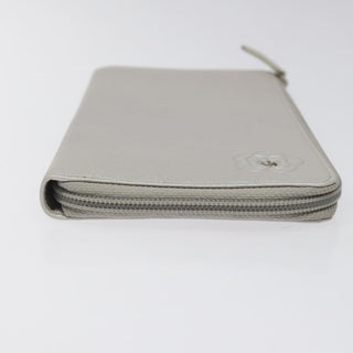 Chanel Camellia Zip Around Organizer Leather