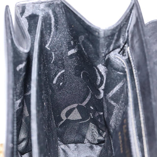 Salvatore Ferragamo Convertible Top Handle Bag Leather