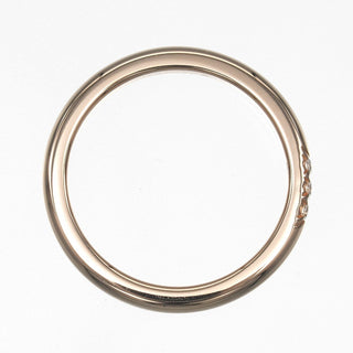 Tiffany & Co. Forever Wedding Band Ring 18K Pink Gold with Diamonds