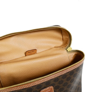 Celine Top Handle Vanity Box Triomphe Coated Canvas