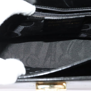 Salvatore Ferragamo Gancini Convertible Top Handle Bag Leather