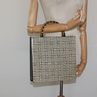 Chanel Chocolate bar tote Leather