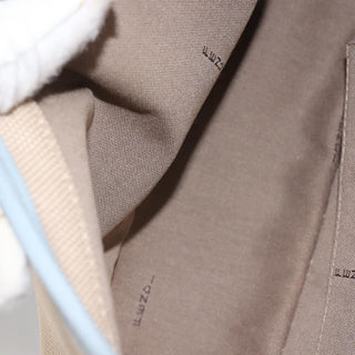 Fendi Logo Flap Shoulder Bag Canvas