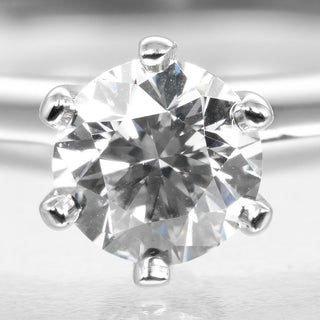 Tiffany & Co. Novo Solitaire Ring Platinum with Diamonds and Cushion Cut I/VS2 Diamond