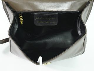 Salvatore Ferragamo Gancini Shoulder Bag Leather