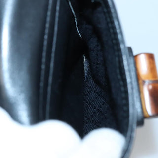 Gucci Vintage Bamboo Backpack Leather