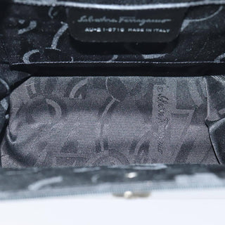 Salvatore Ferragamo Gancini Convertible Top Handle Bag STAINLESS STEEL