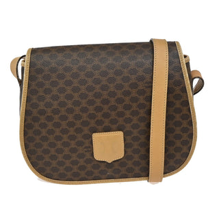 Celine Macadam Shoulder Bag PVC Leather