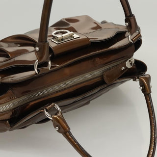 Salvatore Ferragamo Gancini Zip Tote Leather